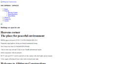 Desktop Screenshot of abhigyanconstructions.com